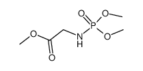 N-(Dimethoxyphosphinyl)-glycinmethylester结构式
