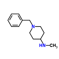 1-苄基-4-(甲氨基)哌啶结构式