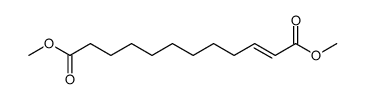 dimethyl dodec-2-en-1,12-dioate结构式