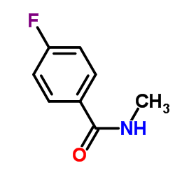 4-氟-N-甲基苯甲酰胺结构式