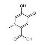 3-hydroxy-1-methyl-4-oxopyridine-6-carboxylic acid结构式