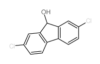 2,7-dichloro-9H-fluoren-9-ol结构式