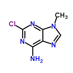 2-氯-9-甲基-9h-嘌呤-6-胺结构式