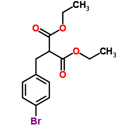 2-(4-溴苄基)-丙二酸二乙酯结构式