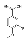 3-氟-4-(甲基氧基)苯甲酰胺结构式