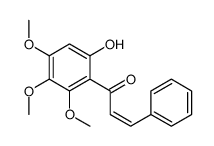 (2E)-1-(6-hydroxy-2,3,4-trimethoxyphenyl)-3-phenyl-2-Propen-1-one结构式