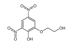 2-(2-hydroxy-3,5-dinitro-phenoxy)-ethanol结构式