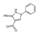 4-nitro-1-phenylpyrazol-3-amine结构式