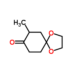 7-甲基-1,4-二氧杂-螺[4.5]癸烷-8-酮结构式