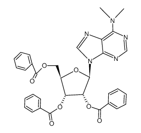 N6,N6-dimethyladenosine tribenzoate结构式