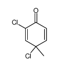 2,4-dichloro-4-methylcyclohexa-2,5-dienone结构式