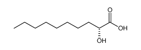 (R)-2-hydroxydecanoic acid结构式