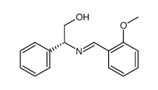 (-)-(&beta;R)-&beta;-{[(1E)-(2-methoxyphenyl)methylene]amino}benzeneethanol结构式