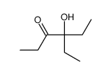 4-ethyl-4-hydroxyhexan-3-one结构式