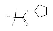 CYCLOPENTYL TRIFLUOROACETATE结构式