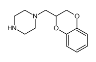 1-(2,3-dihydro-1,4-benzodioxin-3-ylmethyl)piperazine结构式