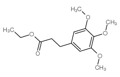 3-(3,4,5-三甲氧基苯基)丙酸乙酯结构式
