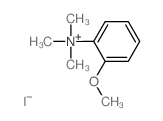 Benzenaminium,2-methoxy-N,N,N-trimethyl-, iodide (1:1)结构式