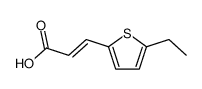 3-(5-ethylthiophen-2-yl)prop-2-enoic acid结构式