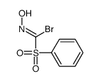 1-(benzenesulfonyl)-N-hydroxymethanimidoyl bromide结构式