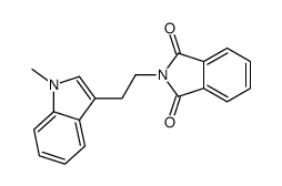 2-[2-(1-methylindol-3-yl)ethyl]isoindole-1,3-dione结构式