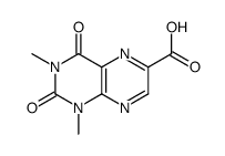1,3-dimethyl-2,4-dioxopteridine-6-carboxylic acid结构式