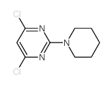 Pyrimidine,4,6-dichloro-2-(1-piperidinyl)-结构式