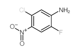 Benzenamine, 5-chloro-2-fluoro-4-nitro-结构式