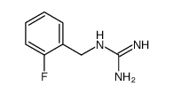 (2-FLUOROBENZYL)GUANIDINE结构式