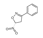 3-Phenyl-5-nitro-&Delta;2-isoxazoline结构式