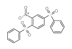 1,4-bis(benzenesulfonyl)-2-nitro-benzene结构式