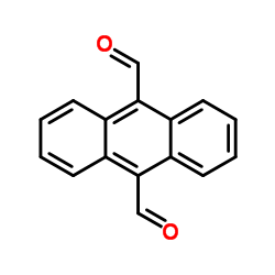 9,10-二甲酰基蒽结构式