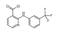 2-[3-(trifluoromethyl)anilino]pyridine-3-carbonyl chloride结构式