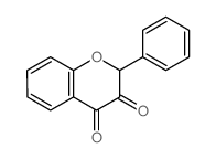 2-Phenyl-2H-chromene-3,4-dione结构式
