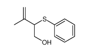 2-(phenylthio)-3-methyl-3-buten-1-ol结构式