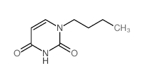 1-butylpyrimidine-2,4-dione结构式