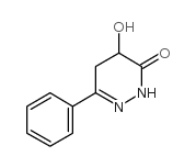 4,5-DIHYDRO-4-HYDROXY-6-PHENYL-3(2H)-PYRIDAZINONE结构式
