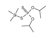O,O-diisopropyl S-(trimethylsilyl) phosphorodithioate结构式