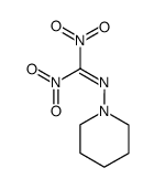 1,1-dinitro-N-(piperidin-1-yl)methanimine结构式