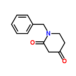 1-苯基甲基-2,4-哌啶二酮结构式