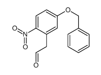 [5-(Benzyloxy)-2-nitrophenyl]acetaldehyde结构式