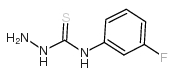 4-3-氟苯基-3-氨基硫脲结构式