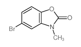 5-溴-3-甲基苯并[d]噁唑-2(3H)-酮结构式