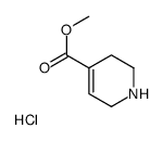 1,2,3,6-四氢吡啶-4-羧酸甲酯盐酸盐结构式