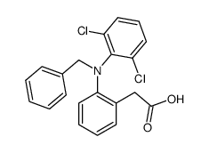 2-[(2,6-dichlorophenyl)-N-benzylamino]-phenylacetic acid结构式