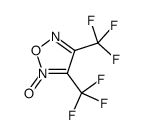 2-oxido-3,4-bis(trifluoromethyl)-1,2,5-oxadiazol-2-ium结构式