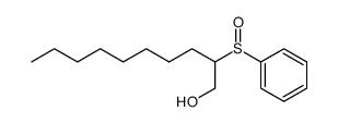 2-benzenesulfinyl-decan-1-ol结构式
