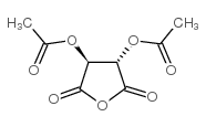 (-)-乙酰基-D-酒石酸结构式