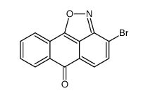 3-bromo-6H-anthra[1,9-cd]isoxazol-6-one结构式