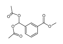 3-carbomethoxybenzaldiacetate结构式